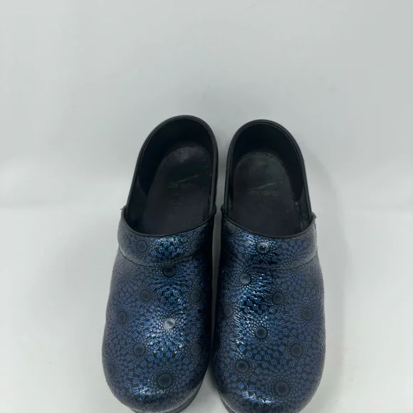 Dansko Professional Clogs Women's EUR 39 US 8.5 Blue Medallion - Picture 8 of 13